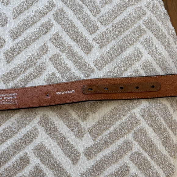 Nocona Ladies Embossed Brown Belt with Cross Buckle